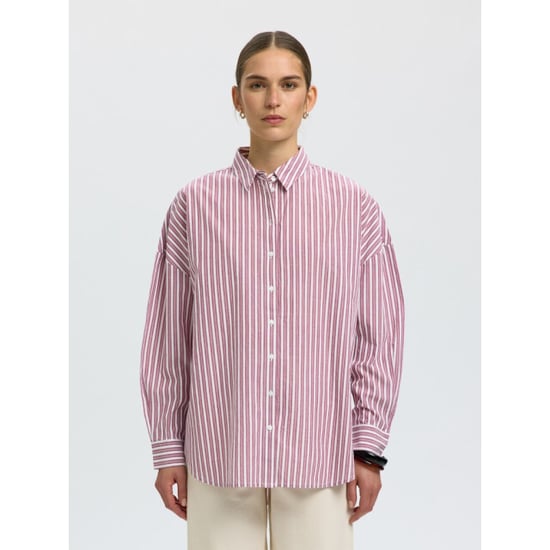 Selected Femme slfemma-sanni ls striped shirt noos 16088971 anemone stripes - Image 5