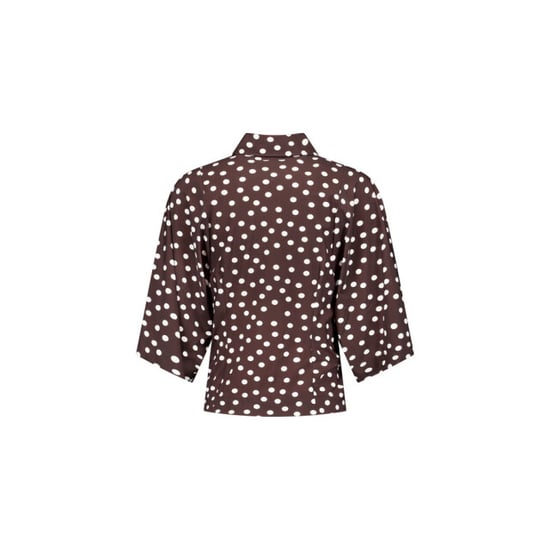 Studio Anneloes fabienne dot blouse 13937 8717 espresso/ecru - Image 6
