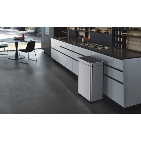 4cookz ® iowa matt stainless sensor prullenbak 50 liter mat rvs - Image 3