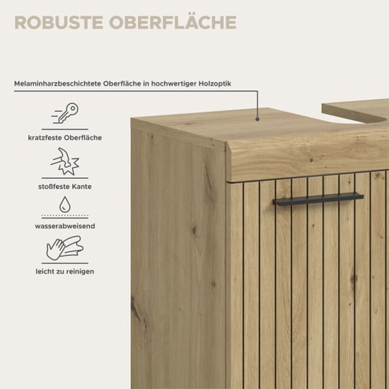 Furnilux Badcombinatie met spiegelkast 4-delige set in moderne badkamer - Image 2