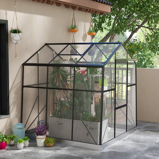 4goodz Tuinkas aluminium met polycarbonaat 192x192x203 cm - - Image 3