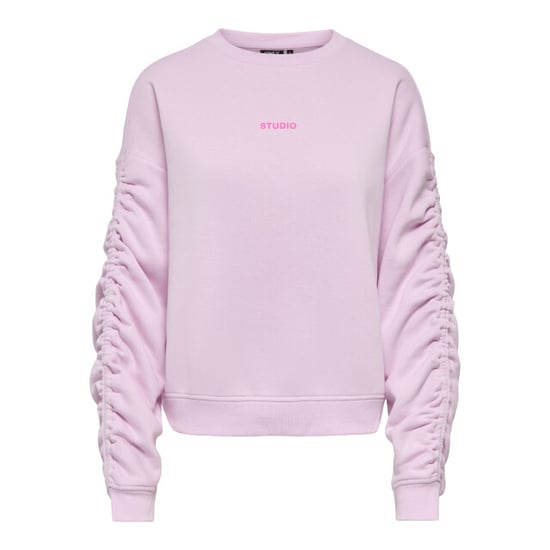 Only Onlsweat l/s ruched crew swt - Image 2