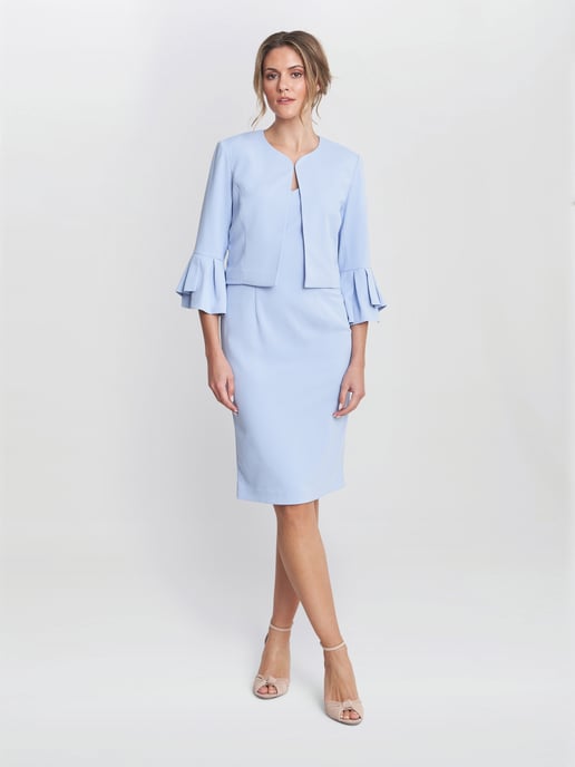 Melissa Crepe Dress And Jacket - Image 3