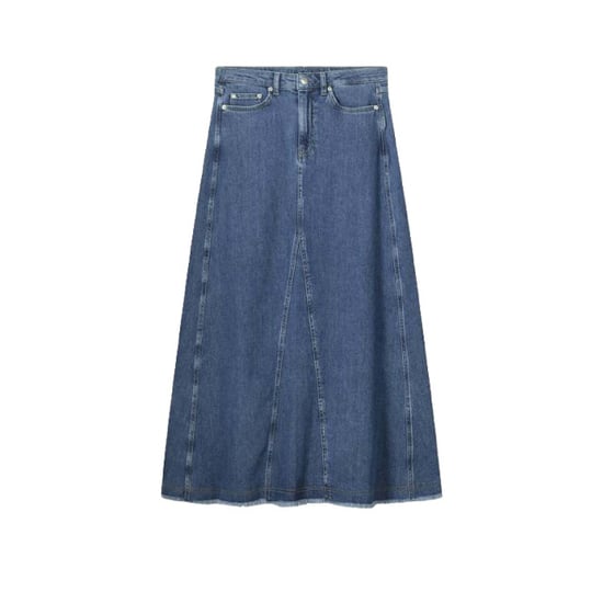 Summum 6s1330-5145 flared denim skirt dry cotton - Image 1