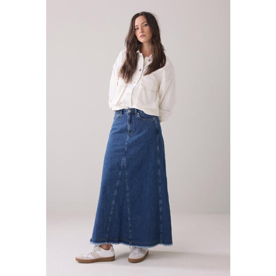 Summum 6s1330-5145 flared denim skirt dry cotton - Image 6