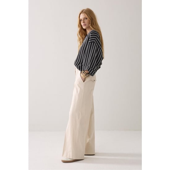 Summum 4s2938-12365 trousers wide leg cotton blend - Image 3