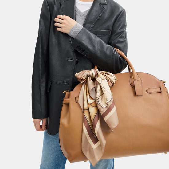 Stacked Tabby Bags Print Silk Square Scarf - Image 2