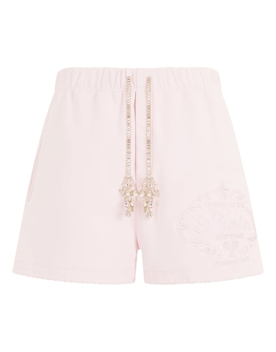 Washed Fleece Shorts Tennis Club Crystals - Image 1