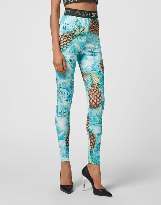 Sport Leggings Pineapple Skies - Image 2