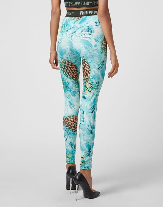 Sport Leggings Pineapple Skies - Image 5