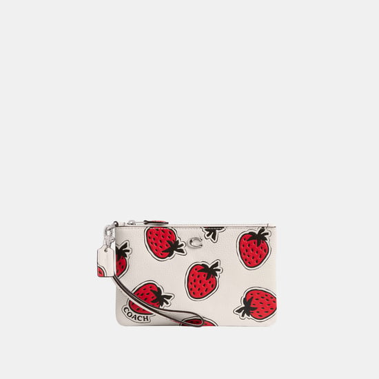 Small Wristlet With Strawberry Print - Image 1