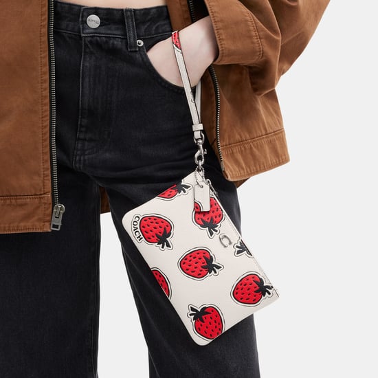 Small Wristlet With Strawberry Print - Image 4