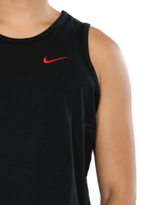 3 Pack Nike Men's Embroidered Swoosh Vest Tank Top in Black / Grey / Navy Blue - Image 3
