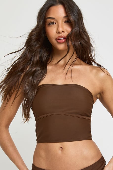 Tankini Bikini Top And High Leg Bikini Bottom - Image 3