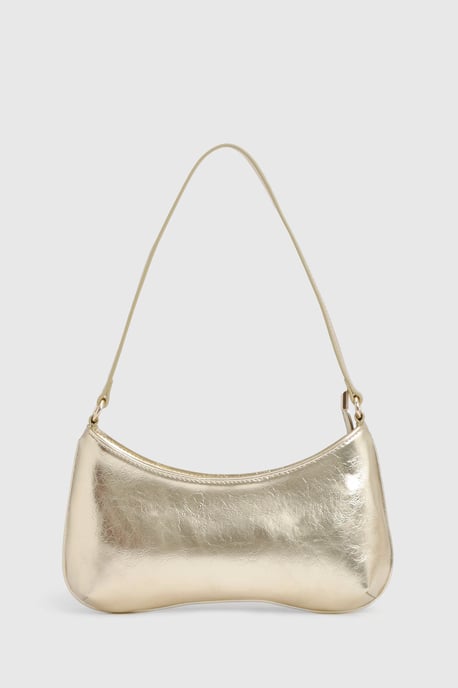 Metallic Basic Shoulder Bag - Image 2