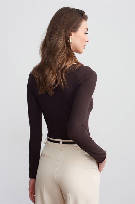 Slim Fit Bootcut Lange Mouwen Top - Image 2