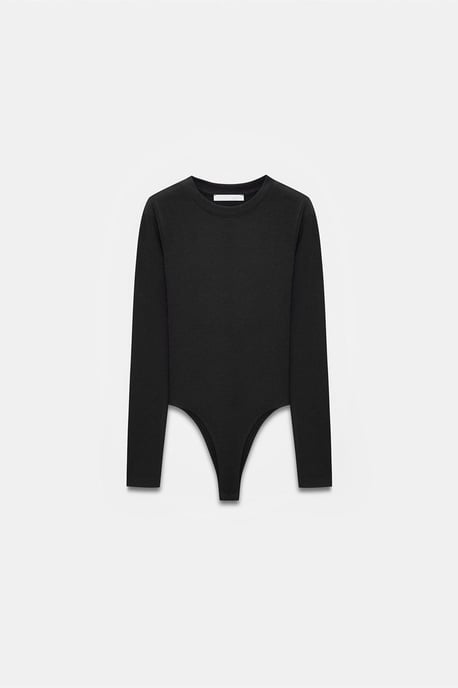 Slim Fit Ronde Hals Jersey Body - Image 5