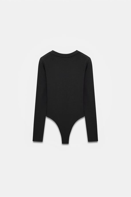 Slim Fit Ronde Hals Jersey Body - Image 6