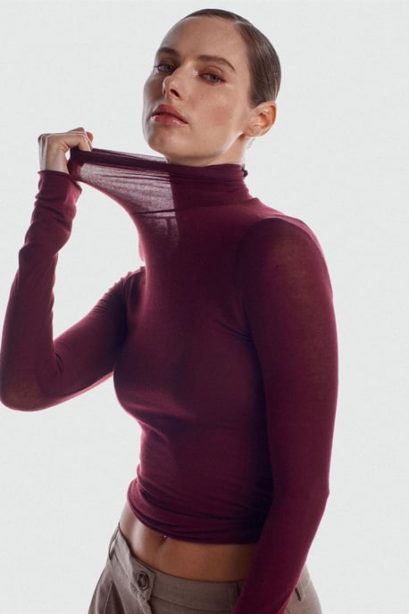 Slim Fit Coltrui Blouse - Image 6