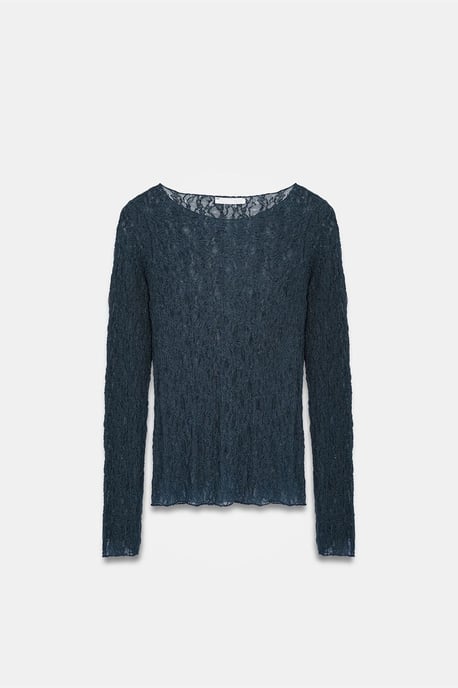 Slim Fit Kant Boot Hals Blouse - Image 6