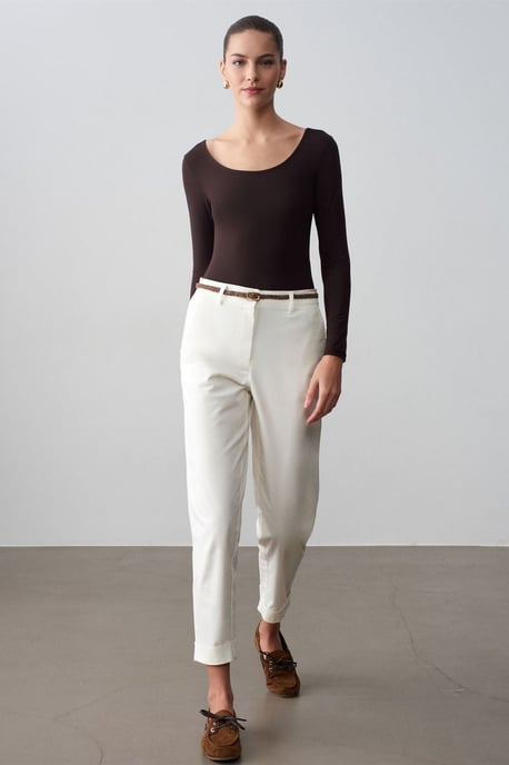 Slim Fit Modal Jersey Bodysuit - Image 4