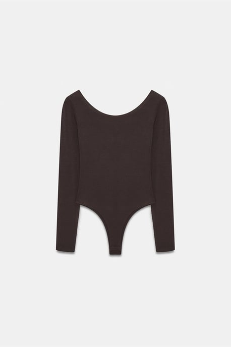 Slim Fit Modal Jersey Bodysuit - Image 5