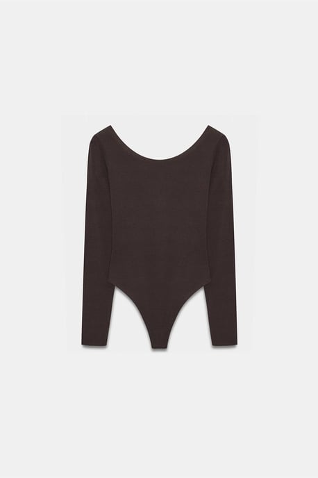 Slim Fit Modal Jersey Bodysuit - Image 6