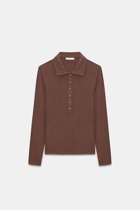 Kvinnors Slim-fit Polo Blus - Image 5