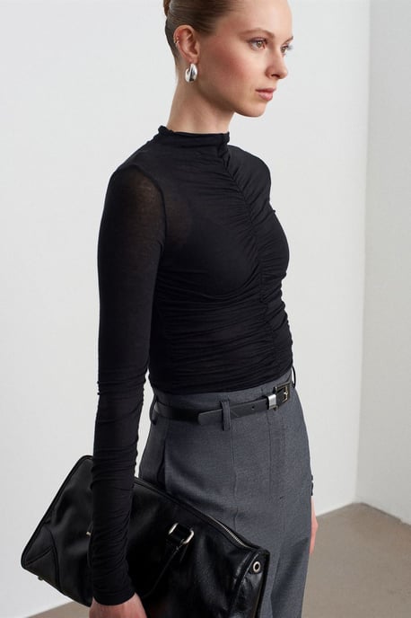 Slim Fit Langarm Jerseystroop - Image 1