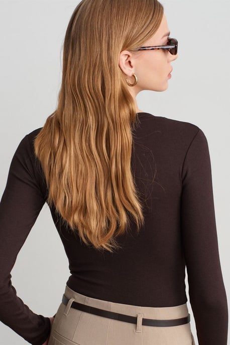 Slim Fit Crew Neck Jersey Romper - Image 2