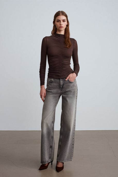Slim Fit Langarm Jerseystroop - Image 5