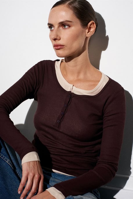 Slim Fit Katoenen Knopenblouse - Image 3