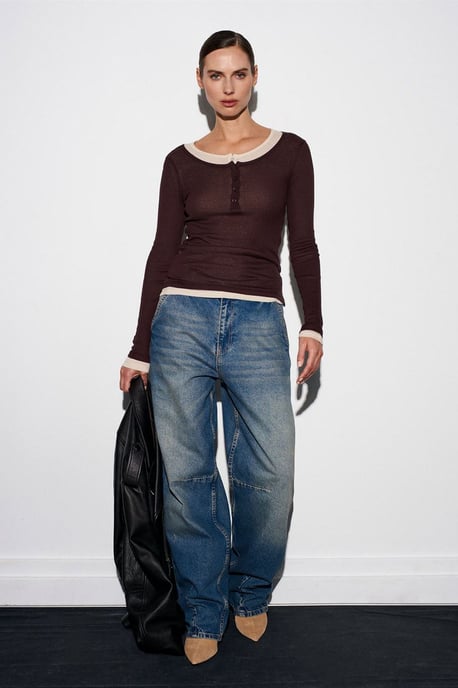 Slim Fit Katoenen Knopenblouse - Image 5