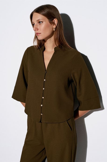 Dames Polyester Crepe Blouse - Image 3