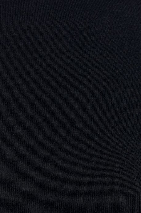 Ribbad Slim-Fit Halvpolokrage Blus - Image 4