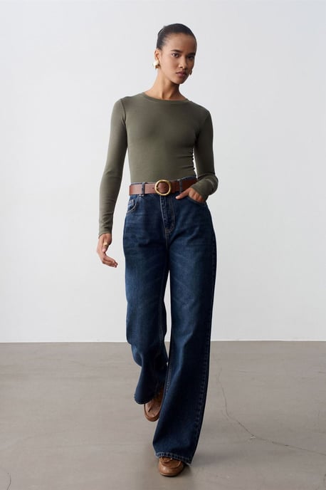 Slim Fit Crew Neck Jersey Romper - Image 3