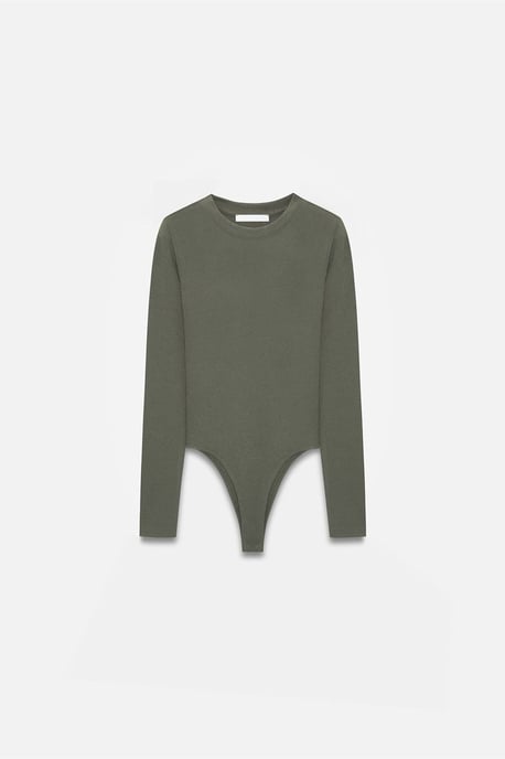 Slim Fit Crew Neck Jersey Romper - Image 4