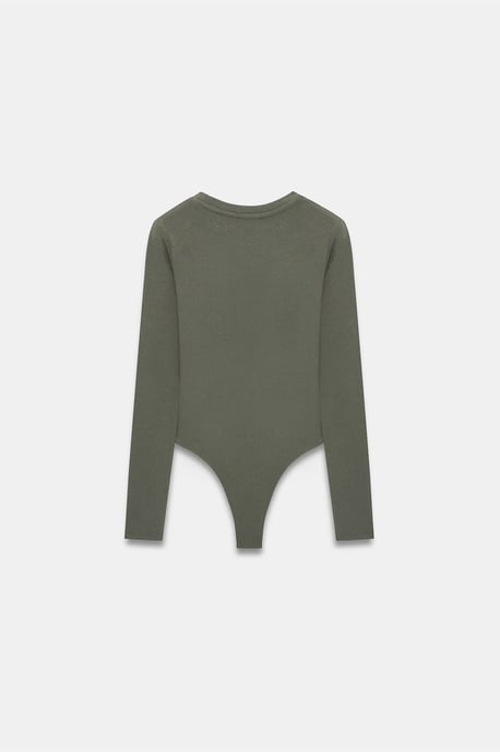 Slim Fit Crew Neck Jersey Romper - Image 5