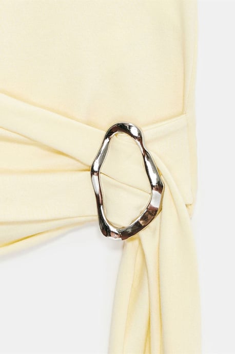 Slim Fit Off-Shoulder Jersey Blouse met Strikdetail - Image 6