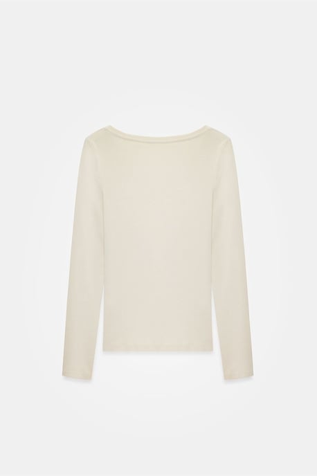 Slim Fit Korta Ärmar Knappblus i Bomull - Image 6
