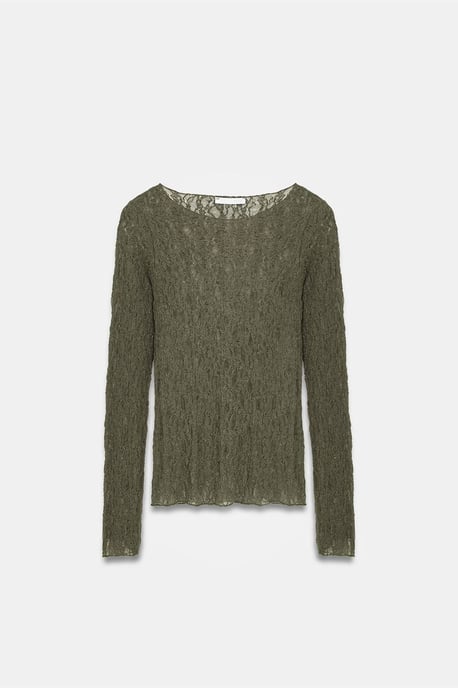 Slim Fit Kant Boot Hals Blouse - Image 5