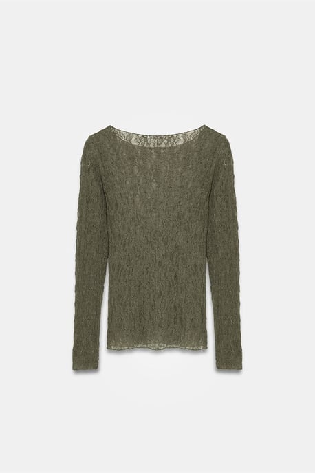 Slim Fit Kant Boot Hals Blouse - Image 6