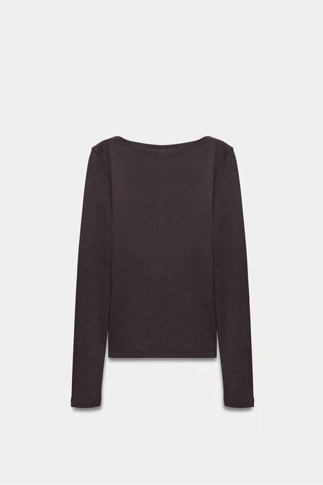 Dames Slim-fit Bootnek Langsleeve Blouse - Image 6