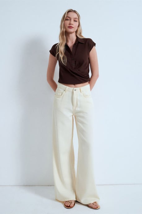 Skuren Tencel Poplin Blus - Image 1
