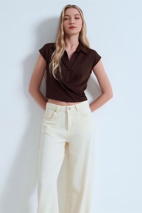 Skuren Tencel Poplin Blus - Image 4