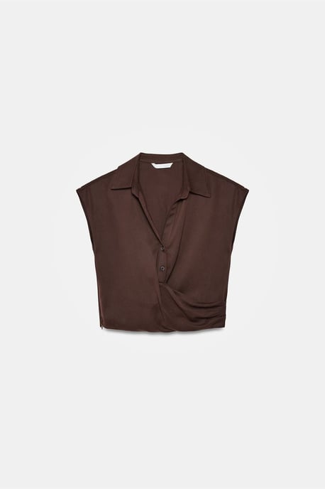 Skuren Tencel Poplin Blus - Image 5