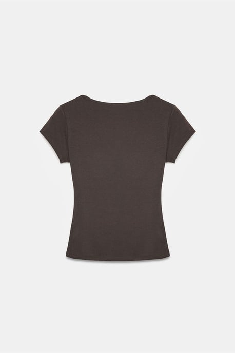 Slim Fit V-ringad stickad blus - Image 6