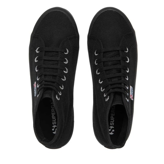 Superga Dames/Dames 2341 Alpina Canvas Hoge Top Schoenen (Zwart) - Image 3