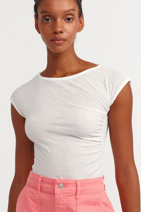 Getailleerde Bootnek Blouse - Image 2