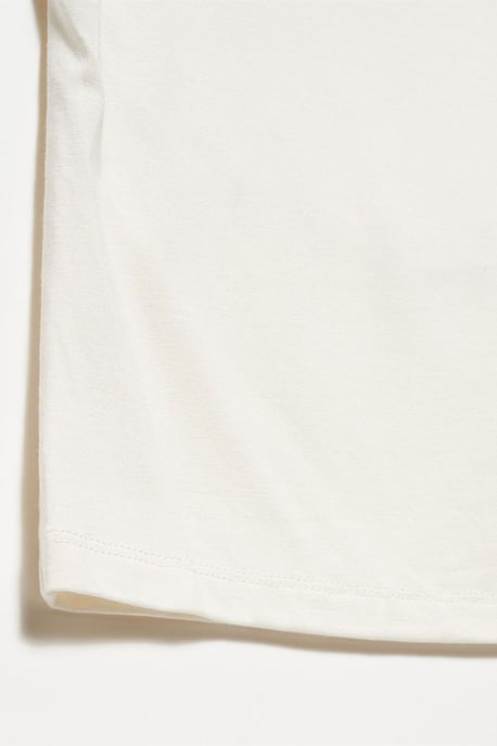 Slim Fit Cut-Out Jersey Blus - Image 3